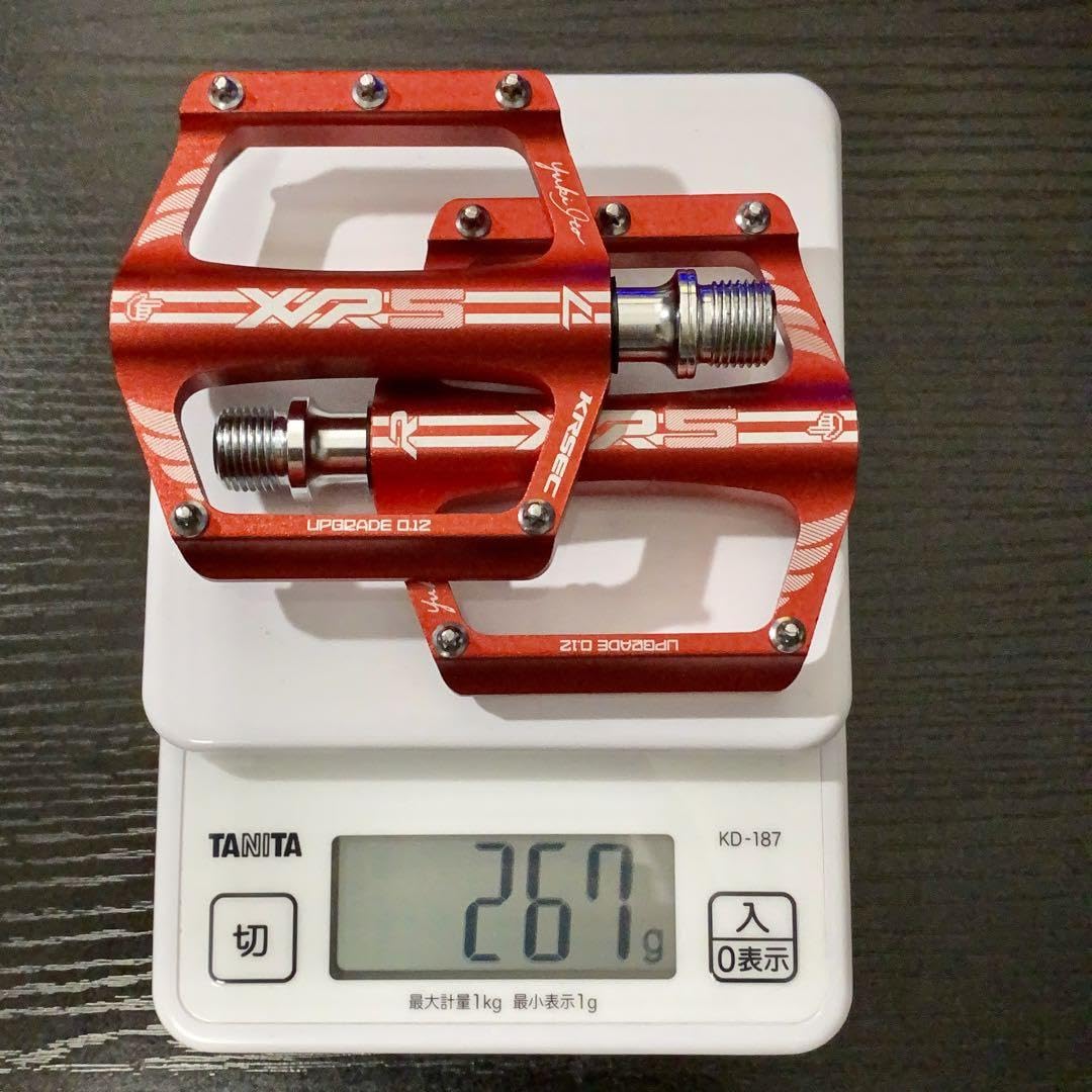 ANVL フラットペダル レッド フラットペダル 【STAMP 1 SMALL】｜CRANK BROTHERS（クランク